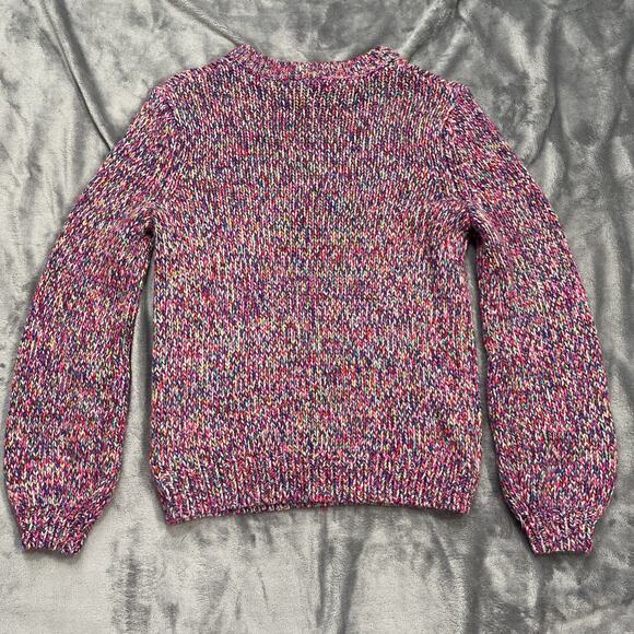 Gap Multicolor marbled Long Sleeve crew neck Sweater SZ‎ S women's - Picture 6 of 8